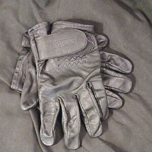 Black FIRSTGEAR Motorcycle Gloves